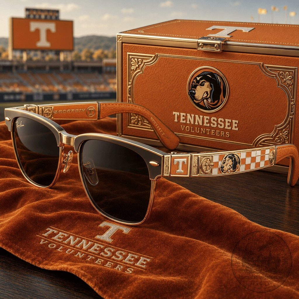 Tennessee Volunteers Checkerboard Gold Frame Sunglasses Tennessee Volunteers Checkerboard Gold Frame Sunglasses