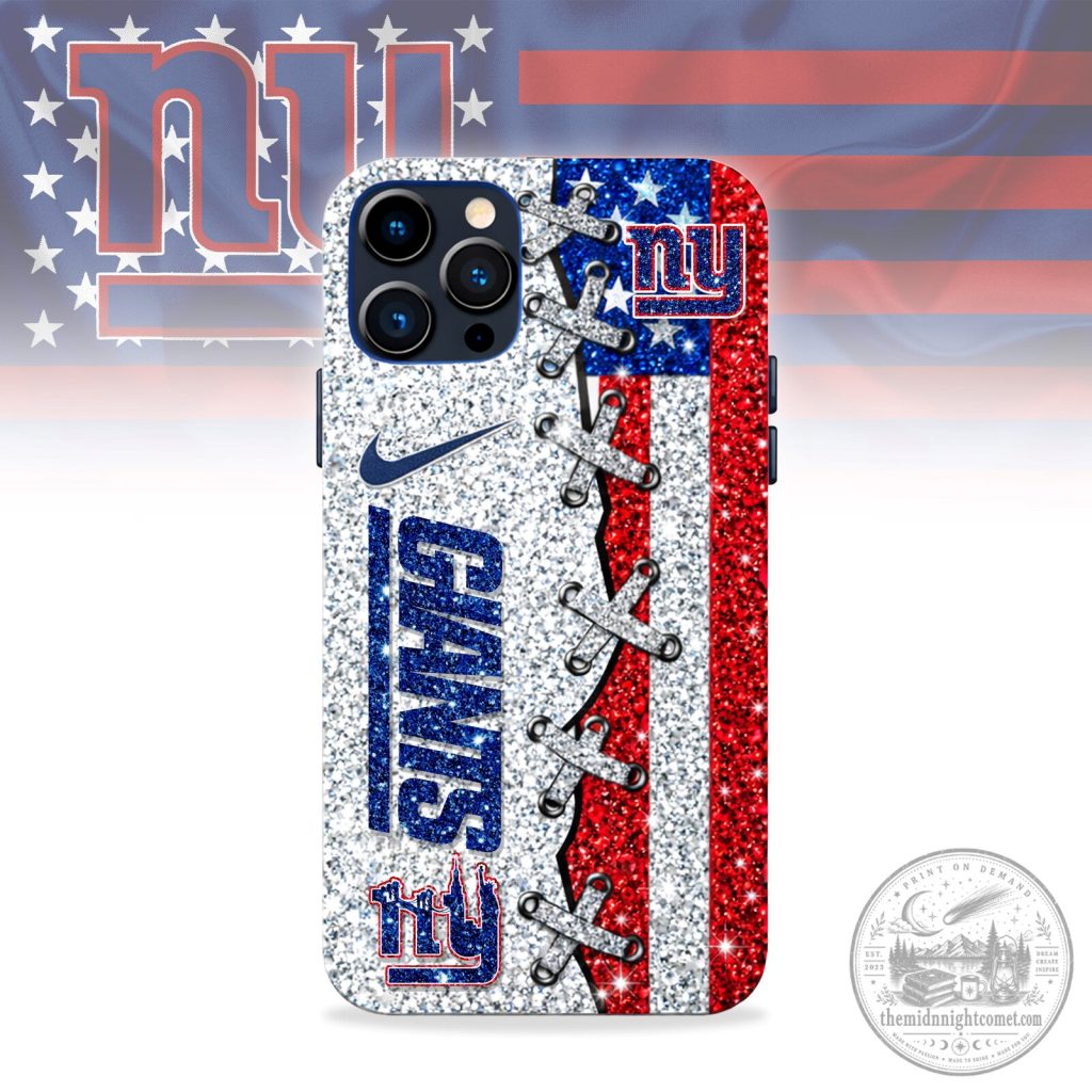 New York Giants American Football Glitter Bling Sparkle Phone Case New York Giants American Football Glitter Bling Sparkle Phone Case