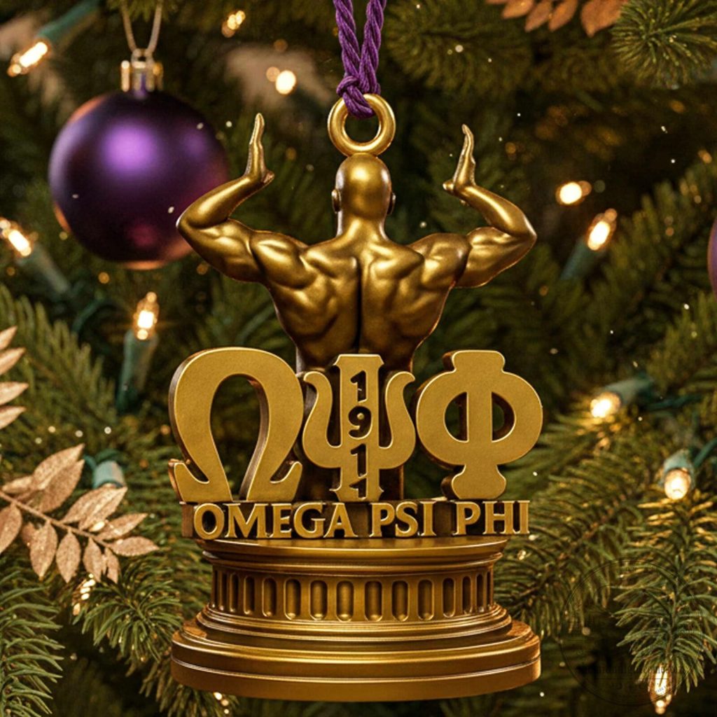 Omega Psi Phi Fraternity Christmas Ornament Omega Psi Phi Fraternity Christmas Ornament