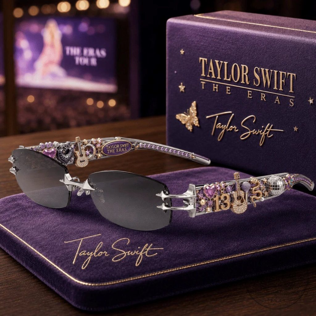 Embellished Sunglasses with Charms from Taylor Swift's The Eras Tour Embellished Sunglasses with Charms from Taylor Swift's The Eras Tour
