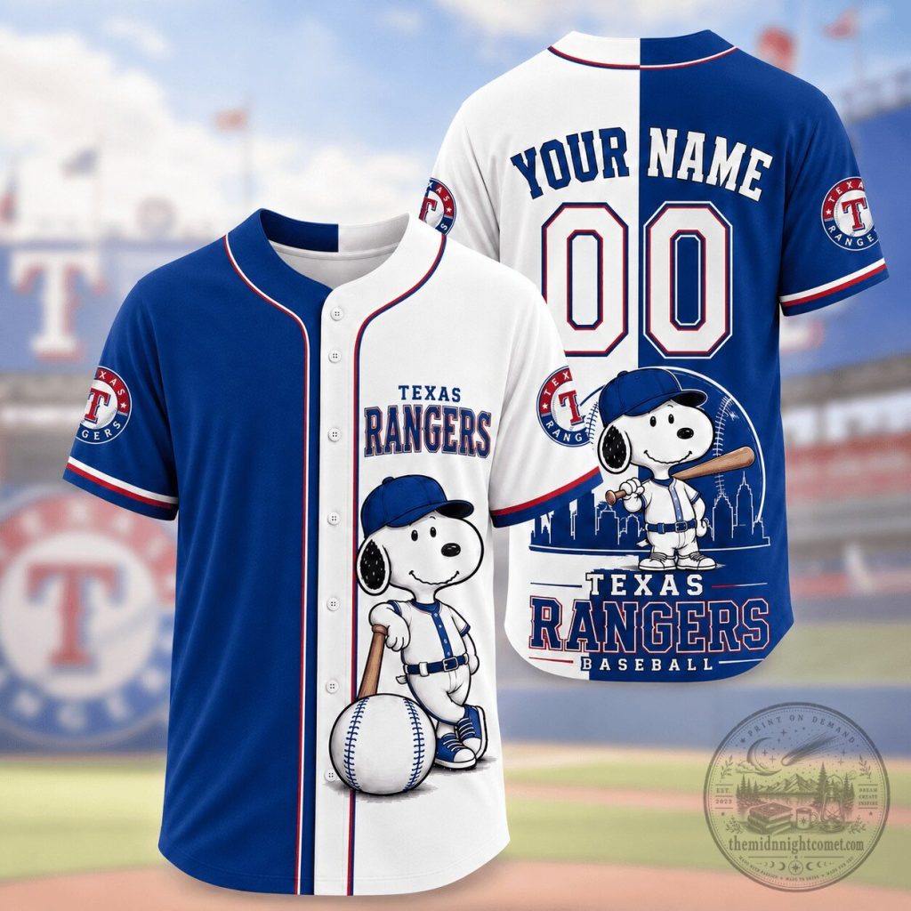 texas-rangers-snoopy-personalized-baseball-jersey-for-major-league-baseball-fans-featured Texas Rangers Snoopy Personalized Baseball Jersey for Major League Baseball Fans
