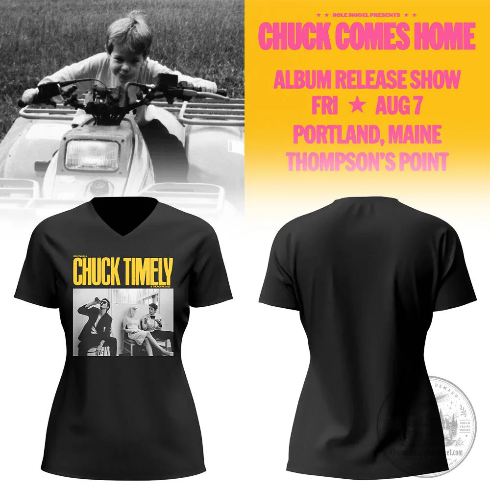 Chuck Timely Comes Home Album Release Show V-Neck T-Shirt