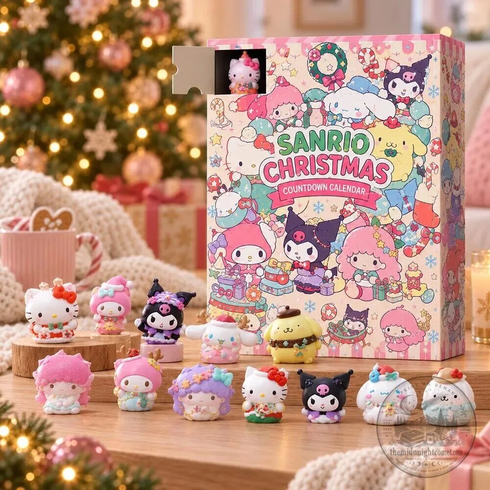 Sanrio Christmas Countdown Advent Calendar With Hello Kitty And Friends Figurines