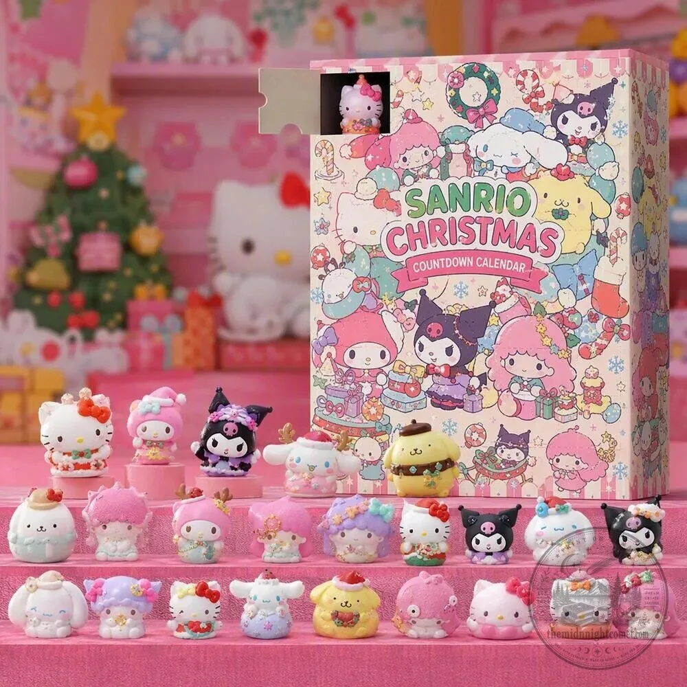 Sanrio Christmas Countdown Advent Calendar With Hello Kitty And Friends Figurines 6 Sanrio Christmas Countdown Advent Calendar With Hello Kitty And Friends Figurines