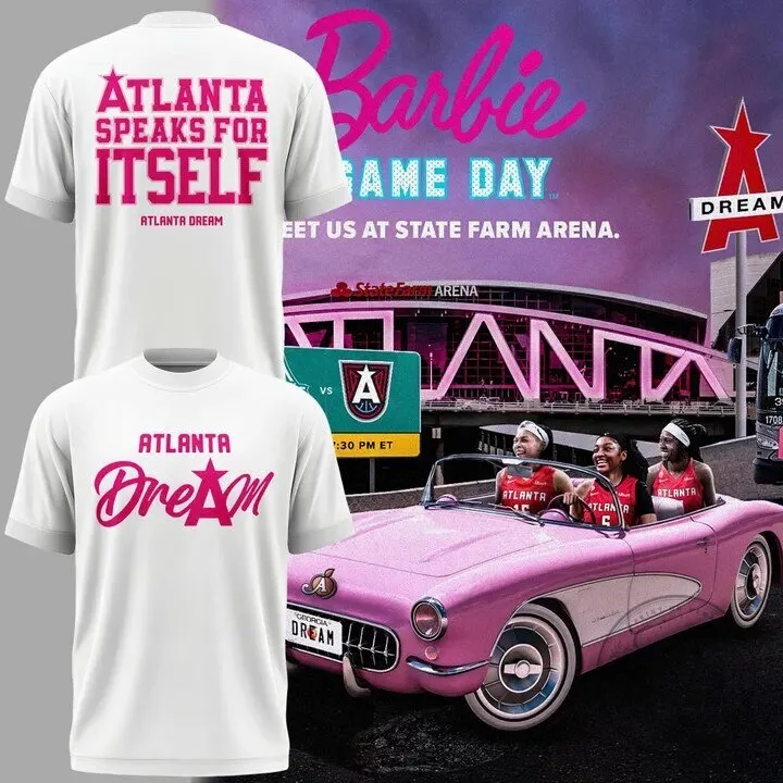 Atlanta Dream Barbie Game Day Limited Shirt 6 Atlanta Dream Barbie Game Day Limited Shirt