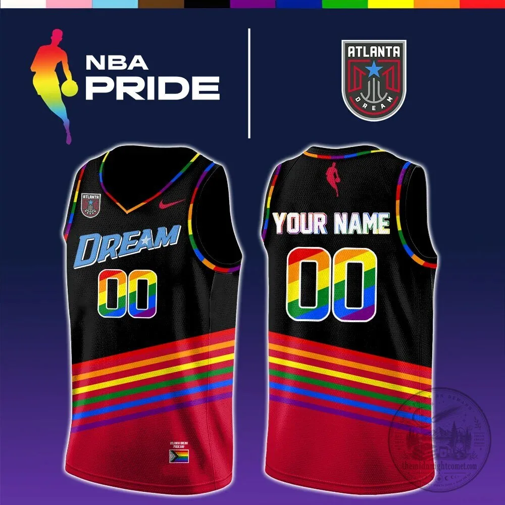 Atlanta Dream WNBA Pride Day Basketball Jersey