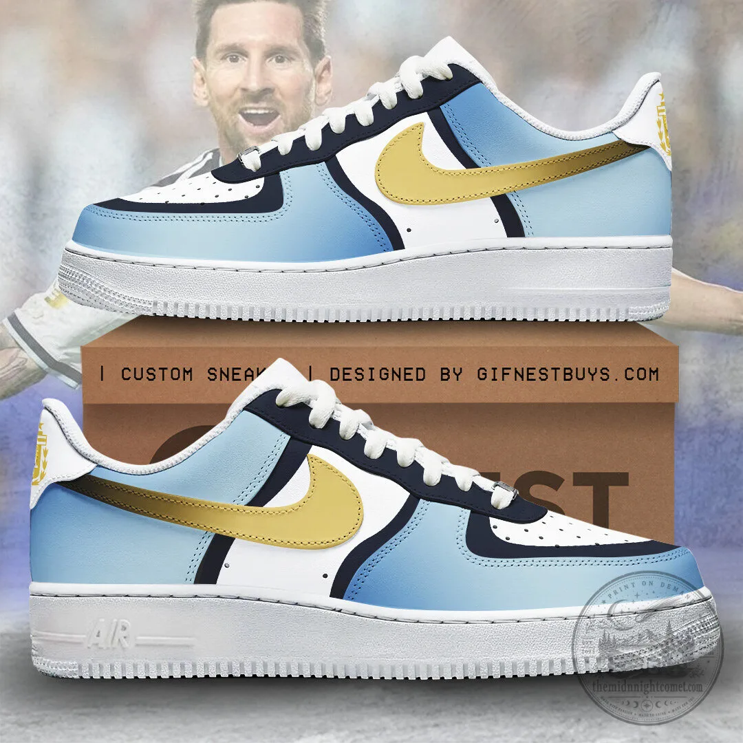 Argentina World Cup 2026 Lionel Messi Football Fan Sneakers