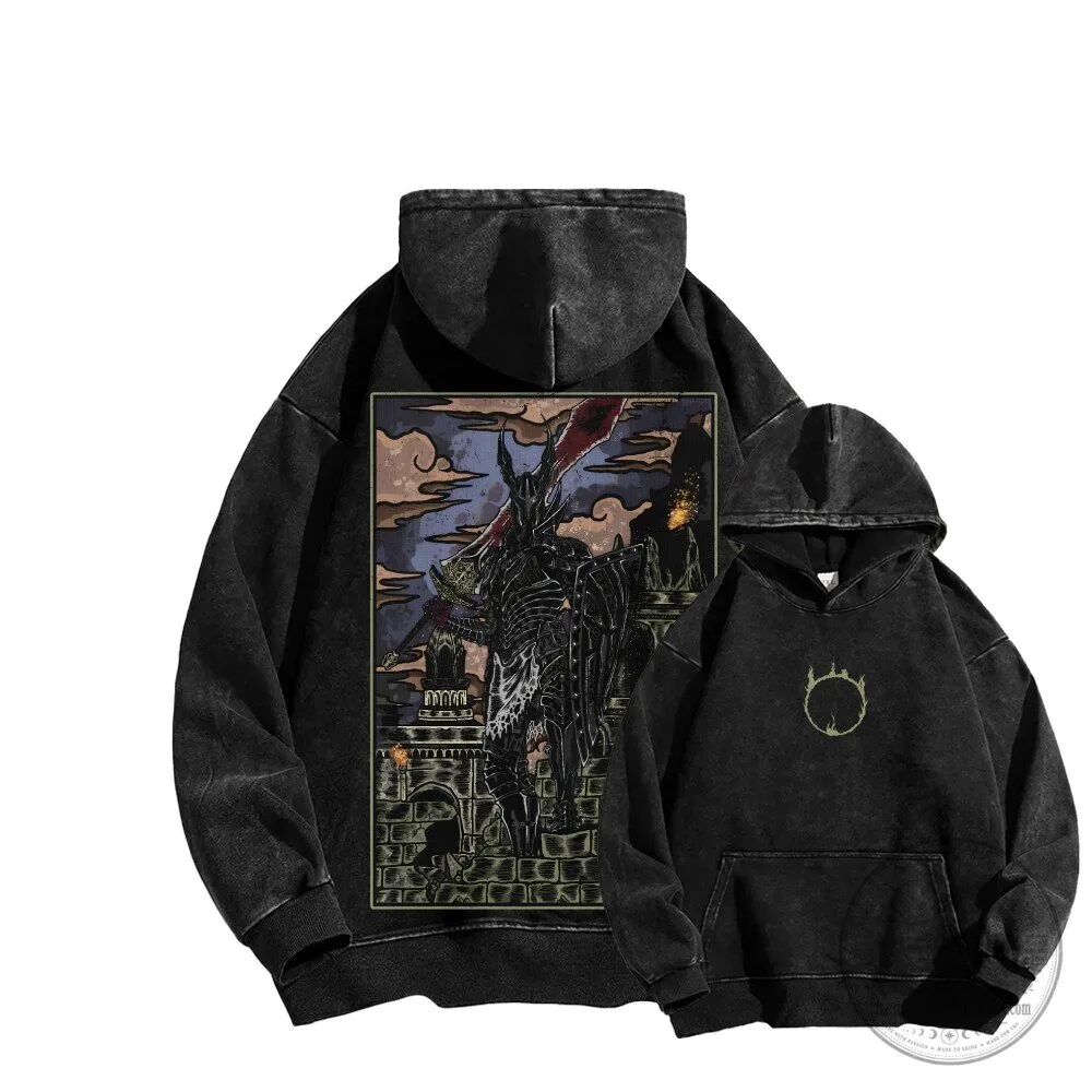 Dark Souls Knight Artorias The Abysswalker Washed Hoodie