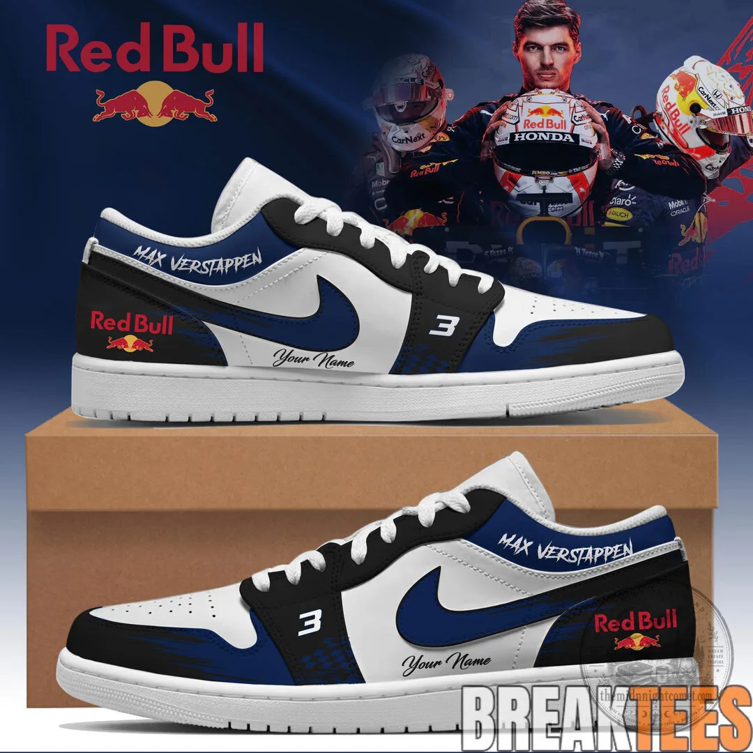 Max Verstappen Red Bull Racing Formula One Personalized Shoes