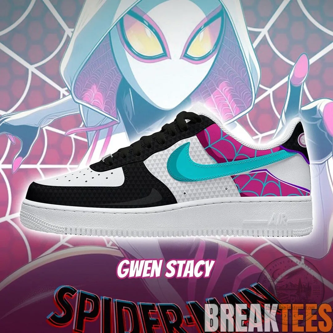 Gwen Stacy Spider-Man Spider-Verse Low Top Sneakers