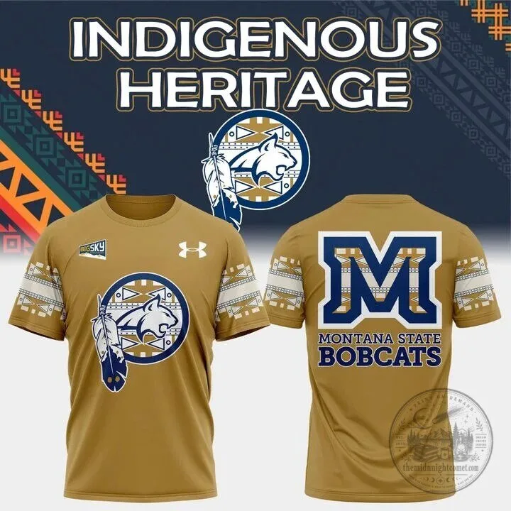 Montana State Football Indigenous Heritage Special Edition T-Shirt