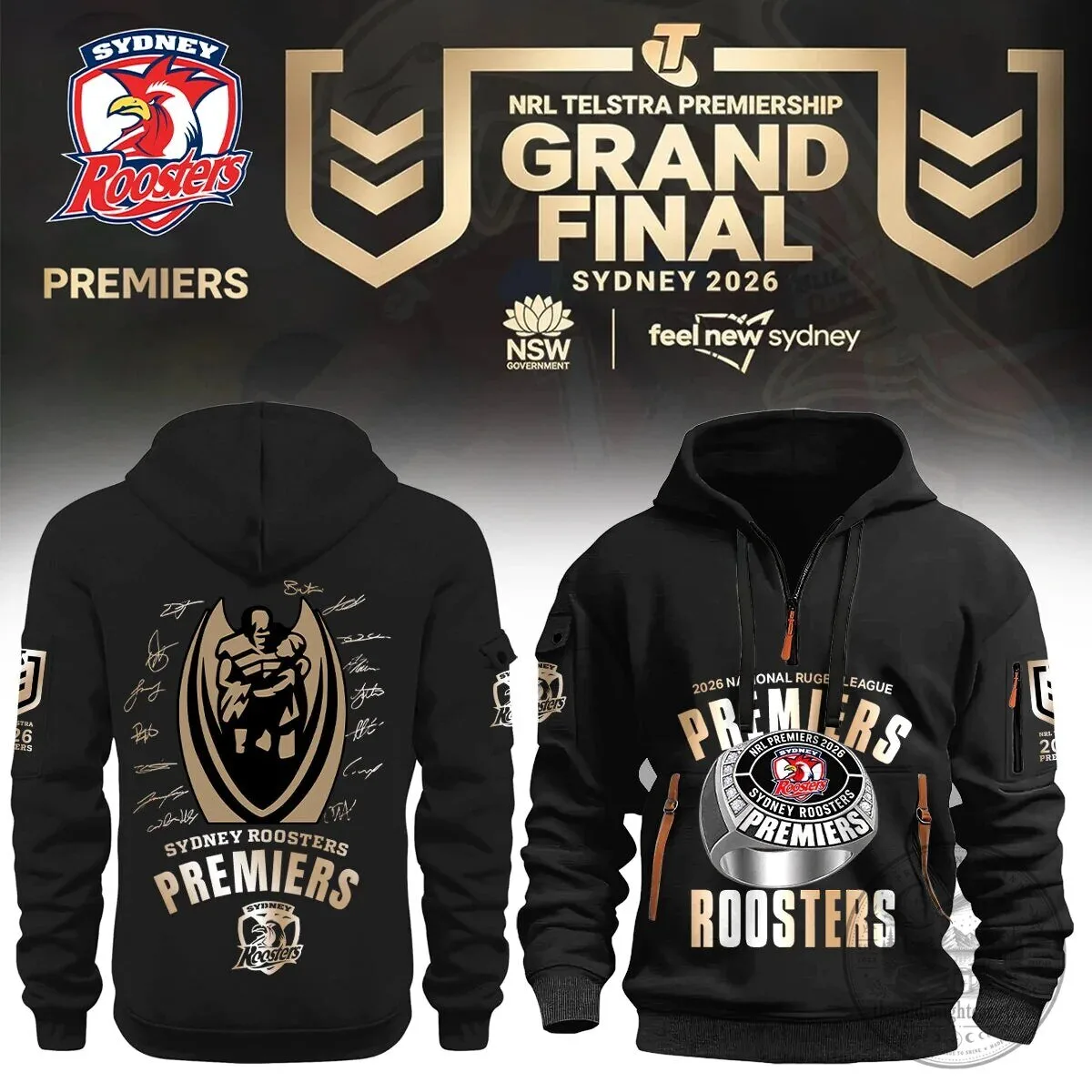 Sydney Roosters 2026 National Rugby League Premiers Grand Final Hoodie