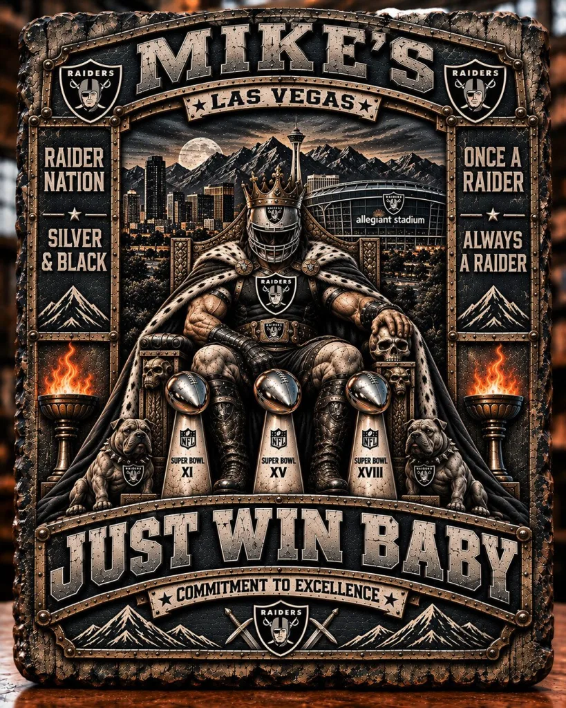 Las Vegas Raiders Football Team Allegiant Stadium Wall Art