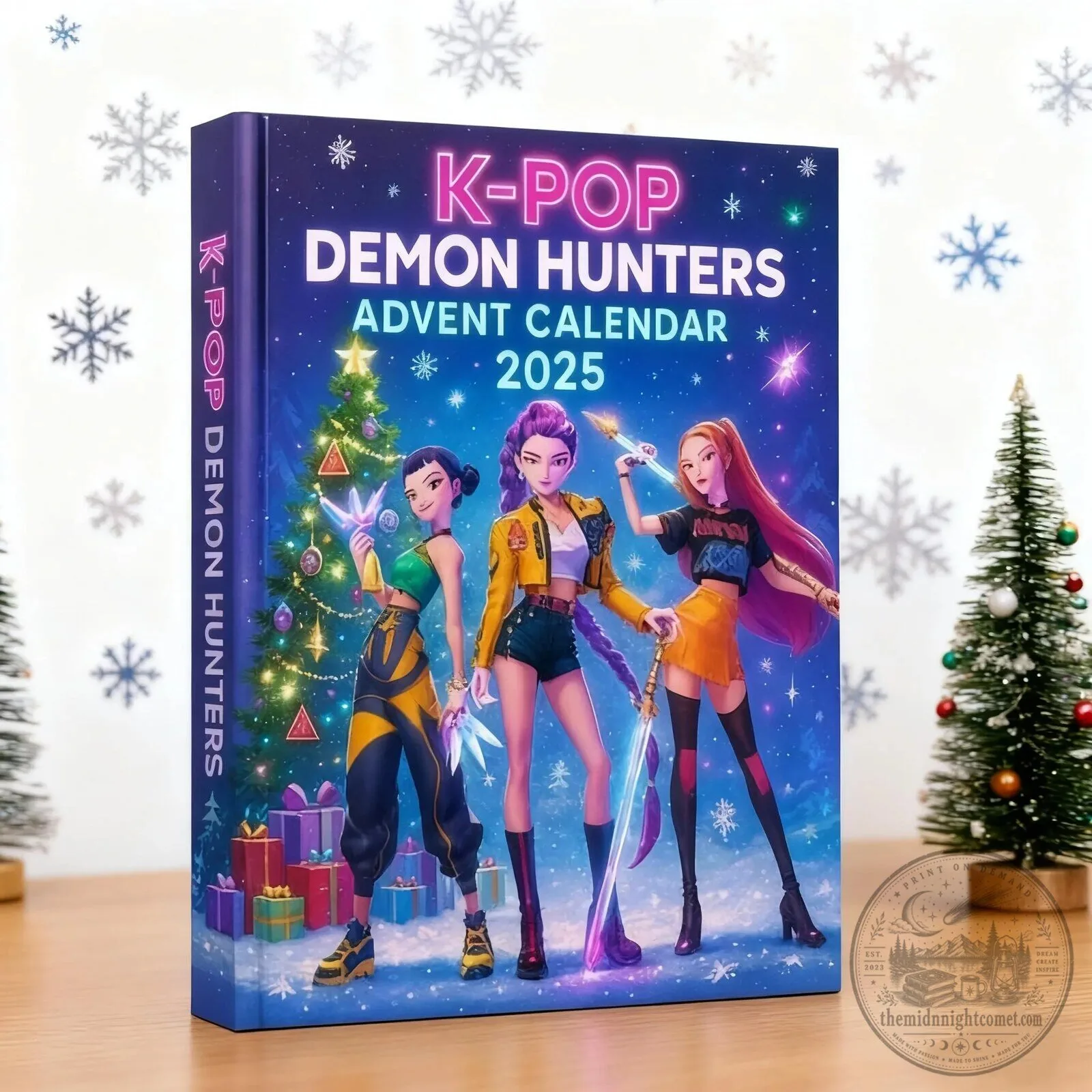 K-Pop Demon Hunters Christmas Advent Calendar 2025 Funko Pop Style Countdown Gift Box 3 K-Pop Demon Hunters Christmas Advent Calendar 2025 Funko Pop Style Countdown Gift Box