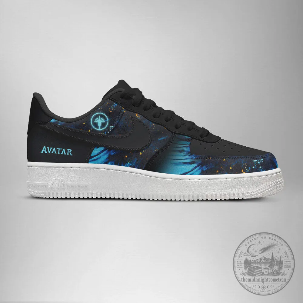 Avatar Omatikaya Clan Custom Printed Black Fashion Sneakers Shoes 5 Avatar Omatikaya Clan Custom Printed Black Fashion Sneakers Shoes