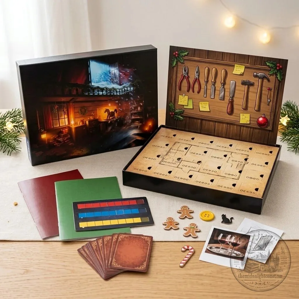 Christmas Escape Room Advent Calendar with 24 Days of Riddles and Puzzles