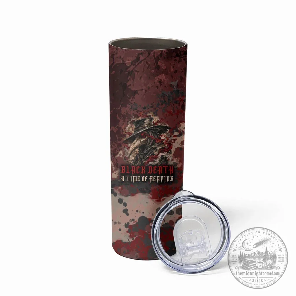 Black Death A Time of Reaping Grim Reaper Plague Doctor Gothic Horror Tumbler 6 Black Death A Time of Reaping Grim Reaper Plague Doctor Gothic Horror Tumbler