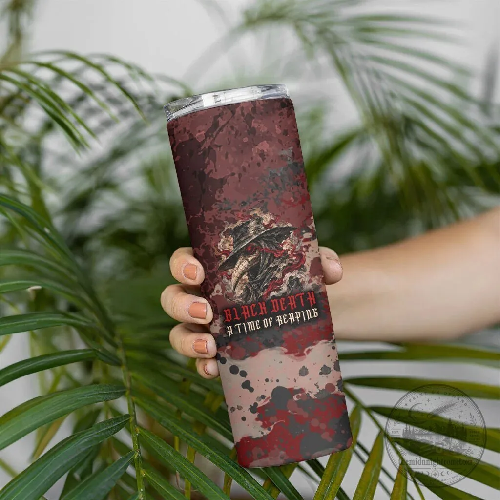 Black Death A Time of Reaping Grim Reaper Plague Doctor Gothic Horror Tumbler 7 Black Death A Time of Reaping Grim Reaper Plague Doctor Gothic Horror Tumbler