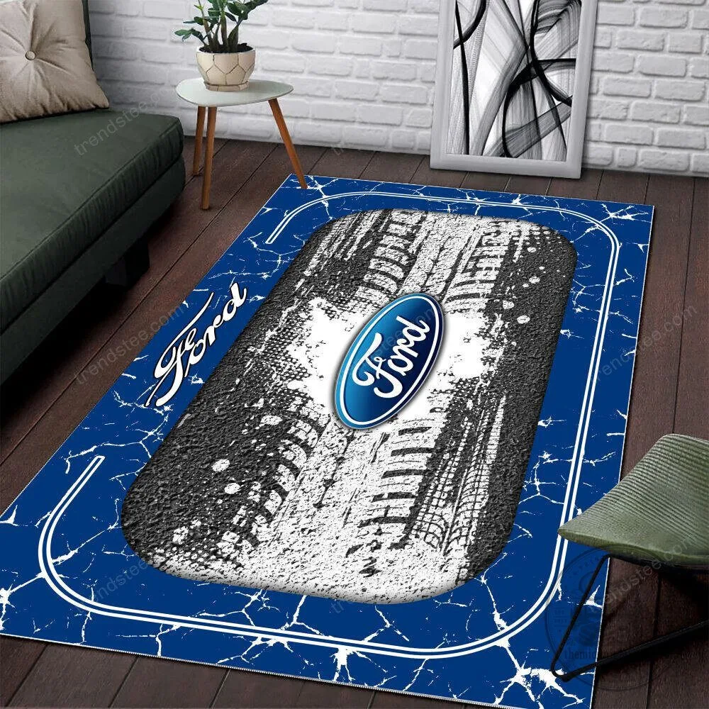 Ford Blue Tire Tread Logo Personalized Welcome Floor Mat 5 Ford Blue Tire Tread Logo Personalized Welcome Floor Mat