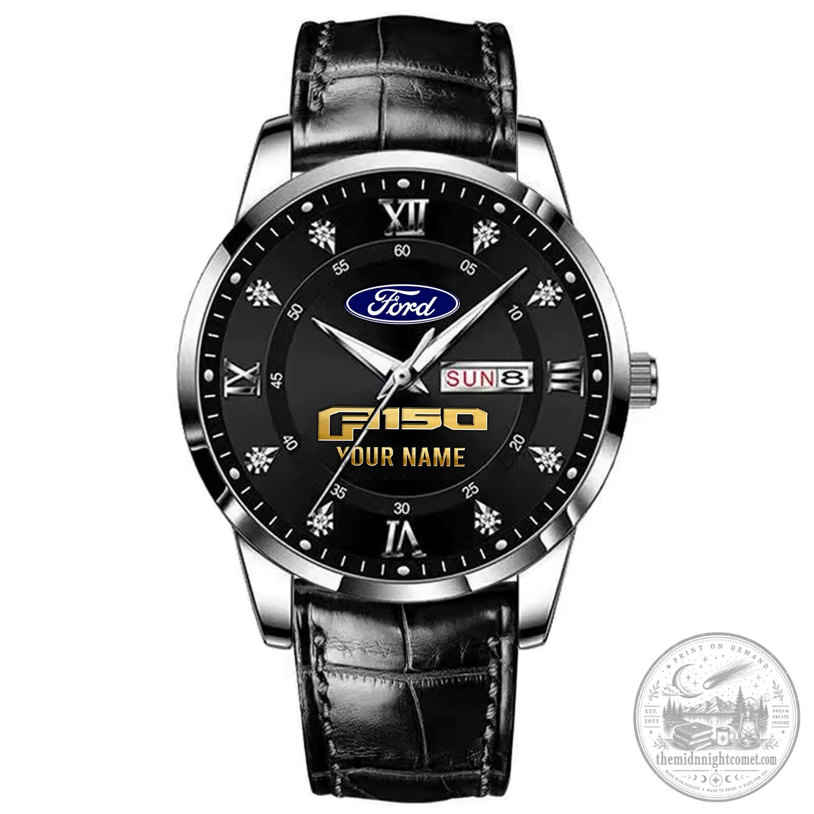 Ford F-150 F Series Custom Name Men's Stylish Fashion Design Watch 10 Ford F-150 F Series Custom Name Men