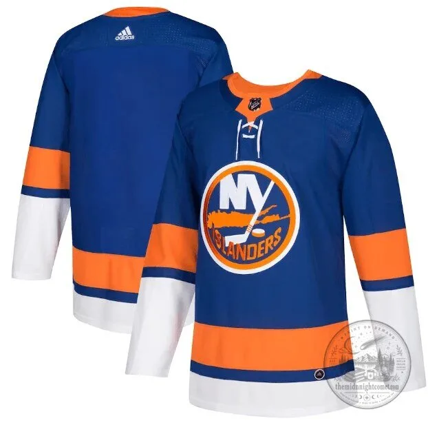 New York Islanders Blue and Orange Home Hockey Jersey