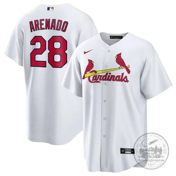 Nolan Arenado St. Louis Cardinals White Baseball Jersey