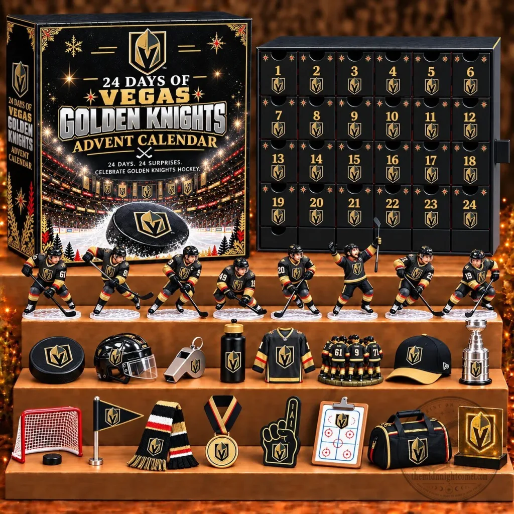 Vegas Golden Knights NHL Hockey Team Advent Calendar Vegas Golden Knights NHL Hockey Team Advent Calendar