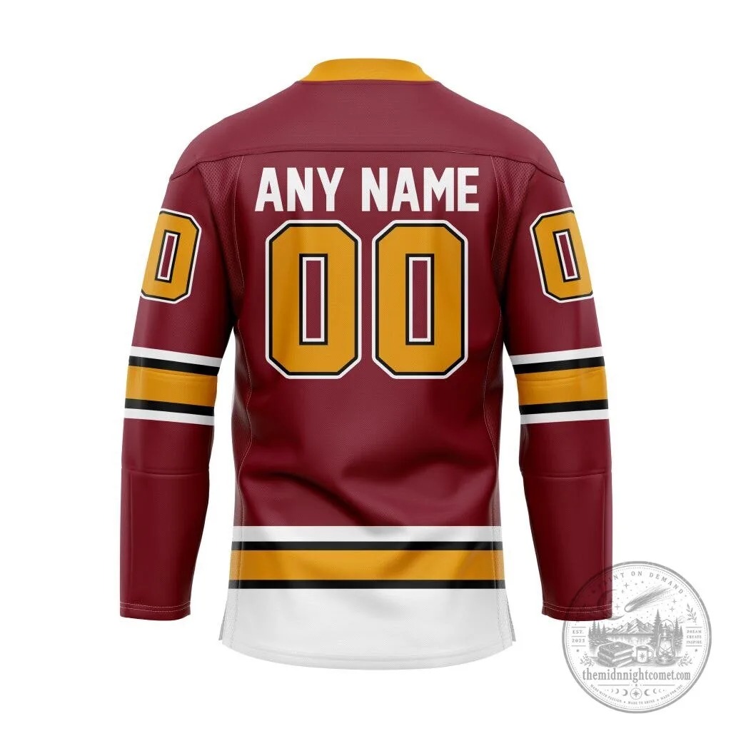 Chicago Wolves American Hockey League Personalized Red Hockey Jersey 3 Chicago Wolves American Hockey League Personalized Red Hockey Jersey