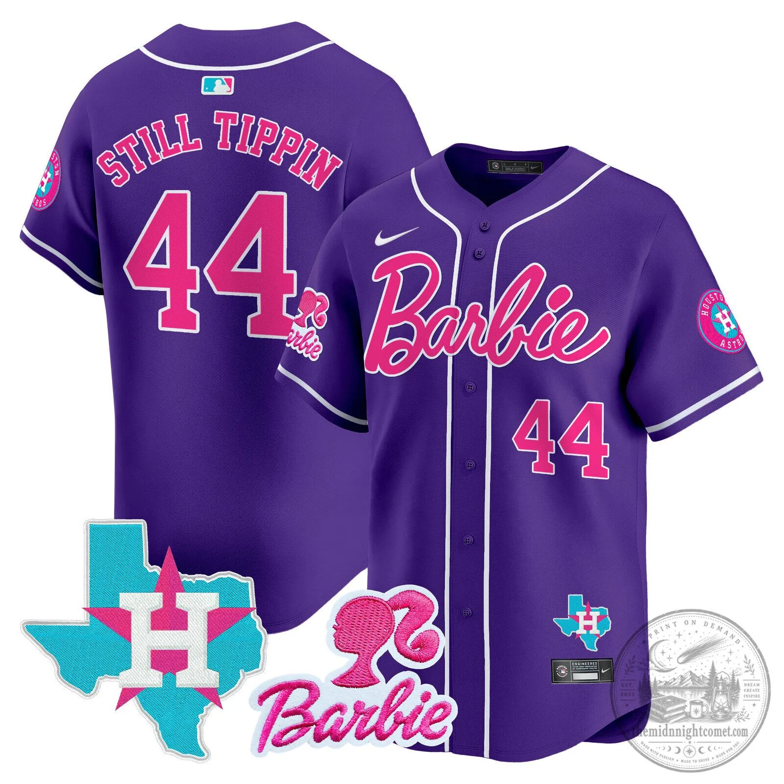 Barbie Houston Astros Baseball Pinstripe Jersey 97 Barbie Houston Astros Baseball Pinstripe Jersey
