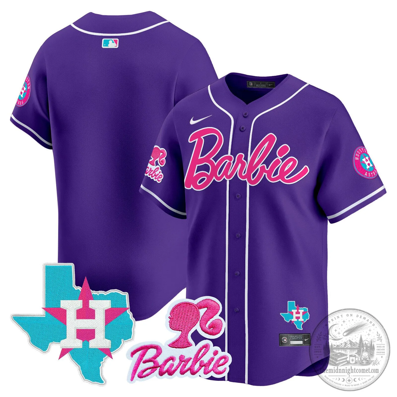 Barbie Houston Astros Baseball Pinstripe Jersey 99 Barbie Houston Astros Baseball Pinstripe Jersey