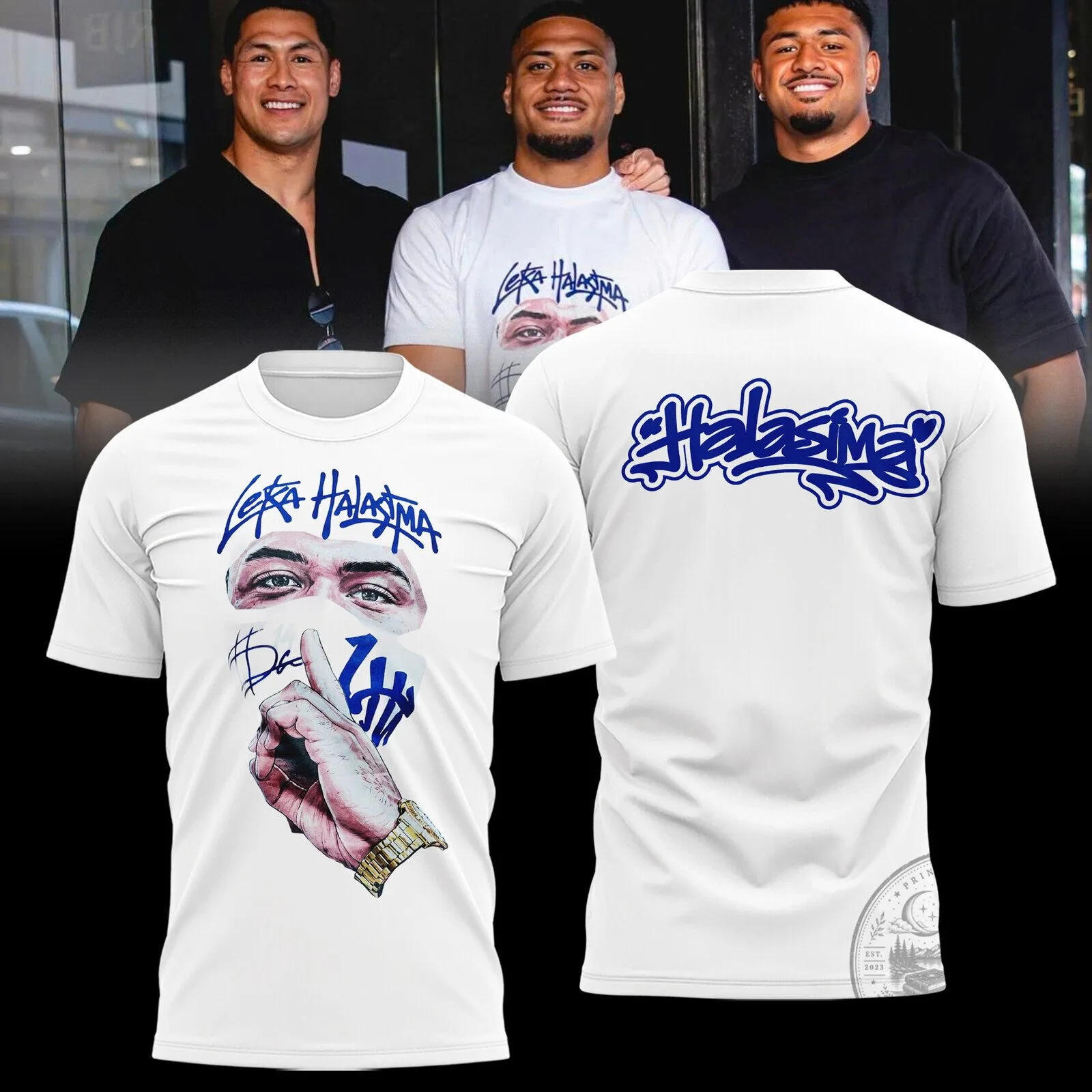 New Zealand Warriors Leka Halasima Rugby Fan T-Shirt