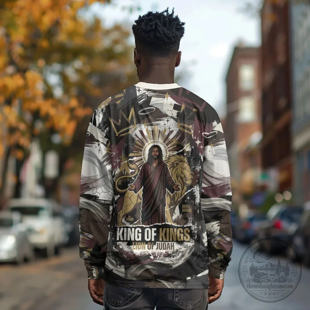 Jesus Is King Lion Of Judah Christian Faith Long Sleeve Shirt for Men and Women 3 Jesus Is King Lion Of Judah Christian Faith Long Sleeve Shirt for Men and Women